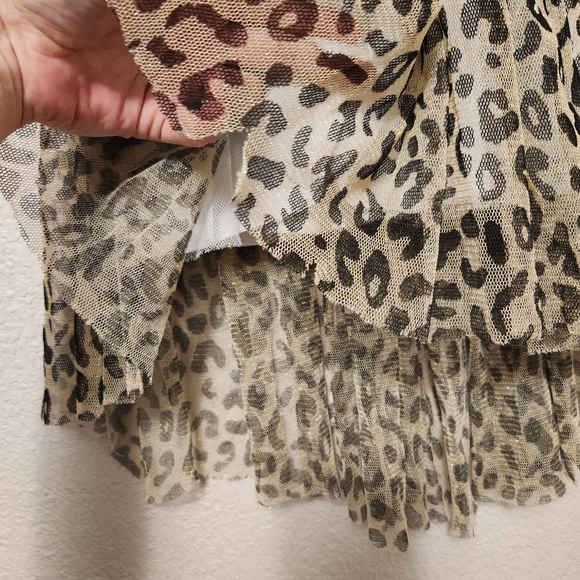 Little Lass Girl's Leopard Print Dress, Size: 5 - Picture 5 of 7